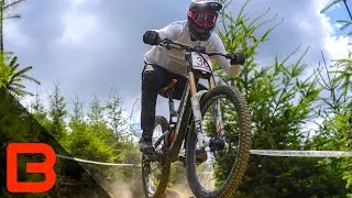 Hectic run through the TIGHTEST trees || British National DH Race Innerleithen