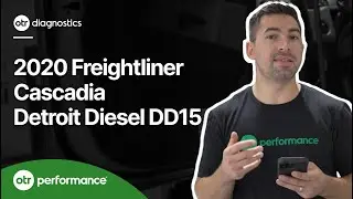 2020 Freightliner Cascadia Detroit Diesel DD15 Live Demo with OTR Diagnostics Scan Tool