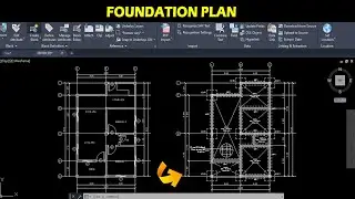 HOW TO DRAFT A FOUNDATION PLAN IN AUTOCAD