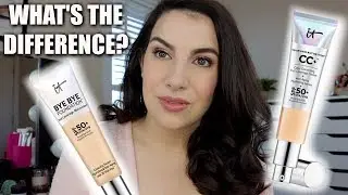 NEW IT COSMETICS Bye Bye Foundation vs. CC Cream
