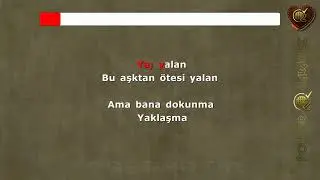 Ceren Sagu - Yalan - Aleyna Tilki Cover (Karaoke, karoke, lyric, şarkı sözü)