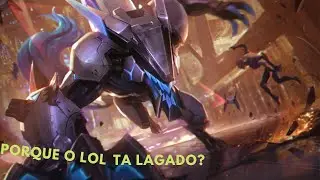 porque o league of legends ta lagado?