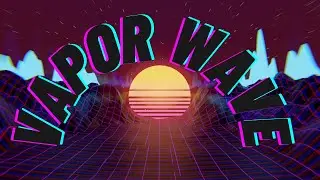 Creating a Retro Vaporwave Scene [ Blender Cycles ]