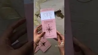With Love 🌸✈️ #weddinginvitation #boardingpass #wedding #bridetobe