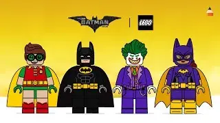 Drawing Lego Batman | Lego Robin | Lego Joker | Lego Batgirl | The LEGO Batman Movie | 