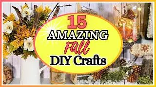 15 INCREDIBLE Fall Home Decor DIY Craft Ideas You DON'T Want To Miss
