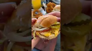 Animal Style Sliders 🍔 #innout #burgerrecipe #sliders #animalstyle #burger #shorts