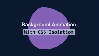 Background Blob Animation With HTML,CSS.