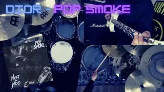 Dior  - Pop Smoke | Drum Cover & GUITAR SOLO!