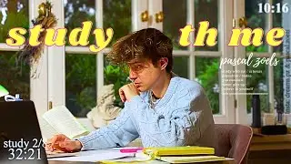 LIVE | 4-HOUR study with me 📚🌧 rain sounds & pomodoro timer 60 & 10