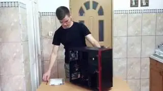 CASE In Win 703 Black Red Unboxing