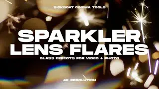 Sparkler Lens Flares | Real Sparkler Lens Flare Overlays (4K)