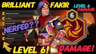 Brilliant Fakir FIRE Damage!!!  | Level 6 Damage Series Part 9: Brilliant Fakir!🔥 | Shadow Fight 3