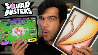 COMPREI O NOVO IPAD 2024 PARA JOGAR SQUAD BUSTERS!!