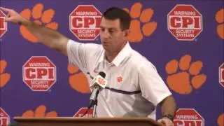 Dabo Swinney blasts media that reported on racial slurs after SC game