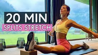 20 MIN SPLITS STRETCH / how to get your front splits / Duygu Cabas