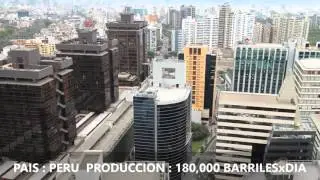 Paises con mayor Producción de Petroleo $ de America Latina 2015 / EIA