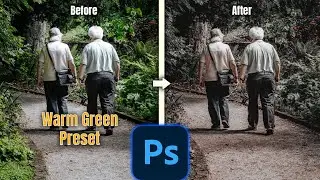How to Edit Photos with a Warm Green Tone in Photoshop