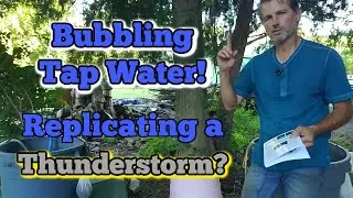 Bubbling Tap Water, Aerating Water, 