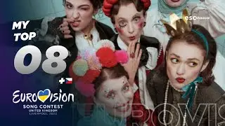 Eurovision 2023: My Top 8 (New: 🇨🇿)