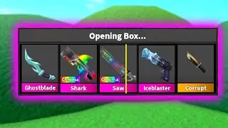 So I spent robux to unbox godly's (Roblox Murder Mystery 2)