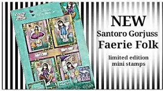 Santoro Gorjuss Faerie Collection Mini Stamps #85, #86, #87 & #88