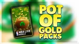 POT OF GOLD PACK OPENING! SO MANY ELITE PULLS! CRAZY PACKS! | NBA Live Mobile Pack Opening