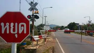 ขบวนรถดีเซลราง 407 นครสวรรค์-เชียงใหม่ ผ่านจุดตัดบ้านปิน อ.ลอง จ.แพร่