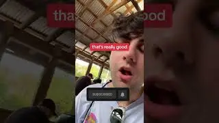 Eating Fried Gator