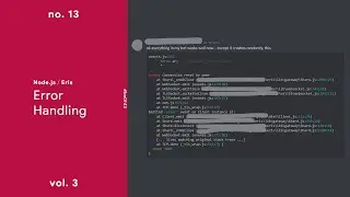 Error Handling ­— (Node.js / Discord.Eris) ­— No. 13