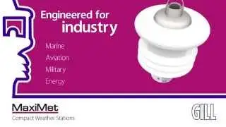 MaxiMet - Advanced Compact Weather Stations from Gill Instruments