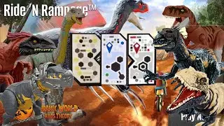 Jurassic World PLAY All Scan Codes Jurassic World Facts App Dominion Dino Trackers Epic Evolution