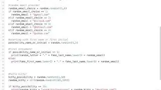 Simple random email bot in python!