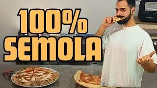 100% Semolina Dough with 75% Hydration: The Result Will Surprise You!