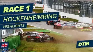 Huge Crashes at the Showdown | Highlights DTM Race 1 - Hockenheimring | DTM 2022