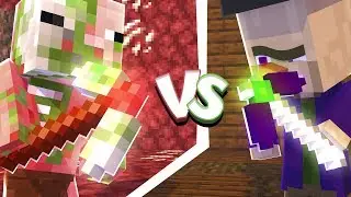 КИРКА СВИНОЗОМБИ ЗА 3$ ПРОТИВ КИРКИ ВЕДЬМЫ ЗА 9549$! БИТВА КИРОК МОБОВ В МАЙНКРАФТ!