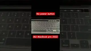 MacBook Pro 2022 keyboard - M2 chip 