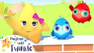 Two Little Dicky Birds | Learn Nursery Rhymes for Kids | Learn With Twinkle | Little Baby Bum
