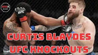 Curtis Blaydes UFC Knockouts - #ufc #ufc299 #curtisblaydes #fightnight #mma #heavyweight