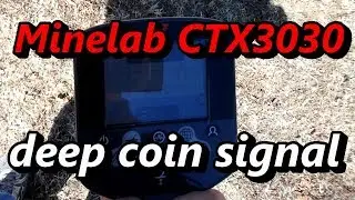 Minelab CTX deep coin response