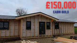 £150,000 CABIN BUILD- ROOF INSTALL, INSULATION,MEMBRANE, RODENT MESH AND BATTEN FITTING