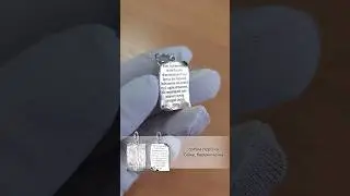 ✨️ Срібна підвіска з молитвою 