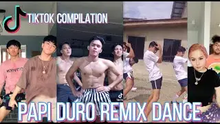 Papi Duro Remix Tiktok Dance Challenge | PAPI DURO TRAKATA DANCE