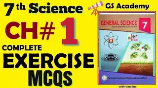Exercise MCQs, Chapter 1, Plant Systems, Class 7 General Science, 7th science @gsacademy