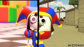 El Asombroso Circo Digital pero en Chicken gun (Parodia) | Mr.EYDANO |Créditos a @EiteeYT