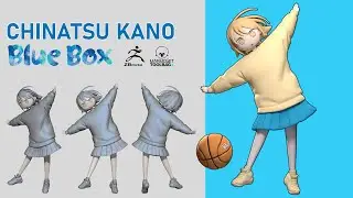 Zbrush Timelapse I Chinatsu Kano (Blue box)