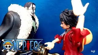 LUFFY VS CROCODILE FIGHT ROUND 2! A ONE PIECE STOP-MOTION!
