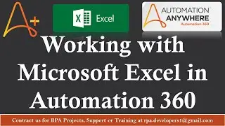 Excel Package in Automation 360 | Automation Anywhere Excel Automation | Automation Anywhere