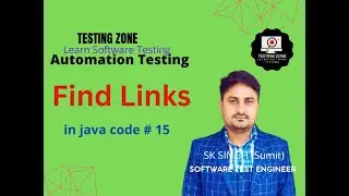 How to find links in web page in java code || Automation Testing full course #15 || with Sumit