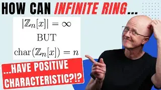 SURPRISE! An Infinite Ring Can Have Characteristic n (Ex: the Ring of Polynomials ℤn[x] has char n)
